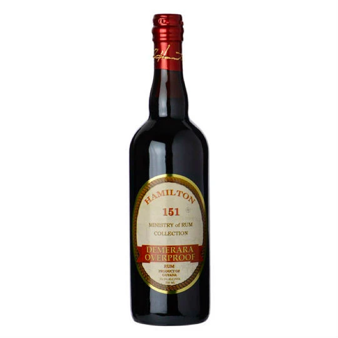 Hamilton Demerara 151 Overproof Rum - Available at Wooden Cork