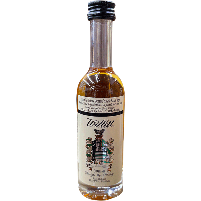 Willett Family Estate Straight Rye Whiskey 50ml - Available at Wooden Cork